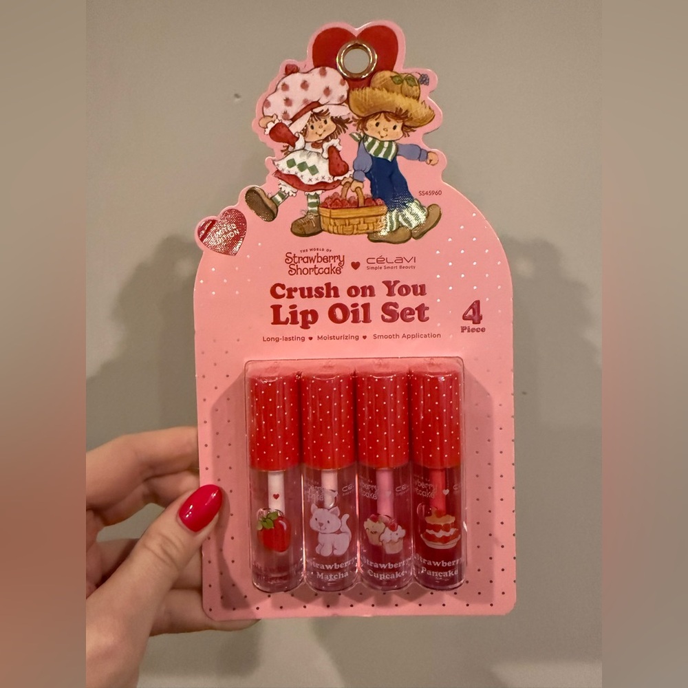 Celavi Crush on You Lip Oil Set - NEW - Set of 4